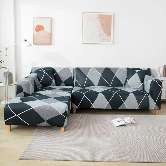 Quirky Hub L Shape Premium Extensible Sofa Set Cover 50% OFF