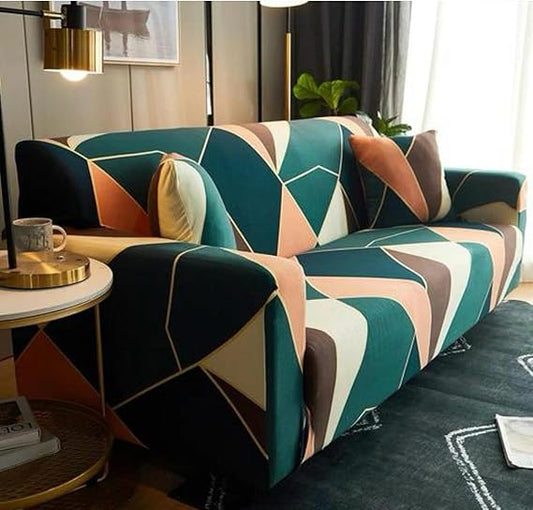 Quirky Hub Premium Wrinkle-Free Stretchable | Elastic Universal Stretchable Sofa Cover Multicolour