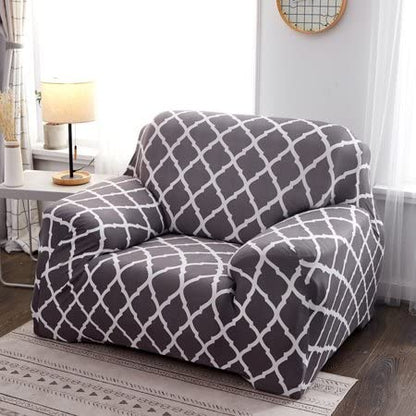 Grey Diamond Universal Sofa Cover – Stretchable & Washable