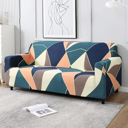 Quirky Hub Premium Wrinkle-Free Stretchable | Elastic Universal Stretchable Sofa Cover Multicolour
