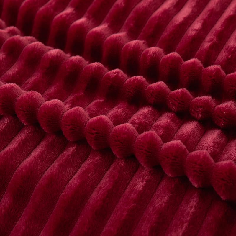 Quirky Hub Luxe Rabbit Fur Fitted Bedsheet – Maroon | King Size 72x78