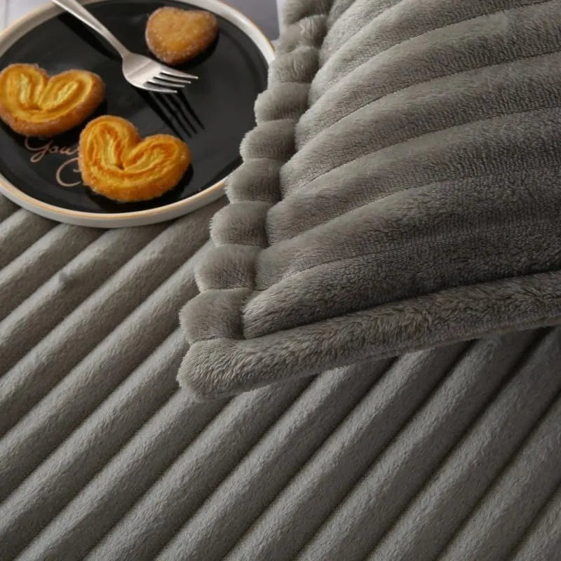 Quirky Hub Luxe Rabbit Fur Fitted Bedsheet – Grey | King Size 72x78