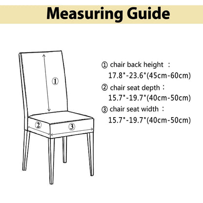 Quirky Hub Premium Frill Dining Chair Cover Set – Stretchable Elastic Washable Chair Slipcovers for Dining Room, Kitchen & Banquet Chairs (Pack of 6)