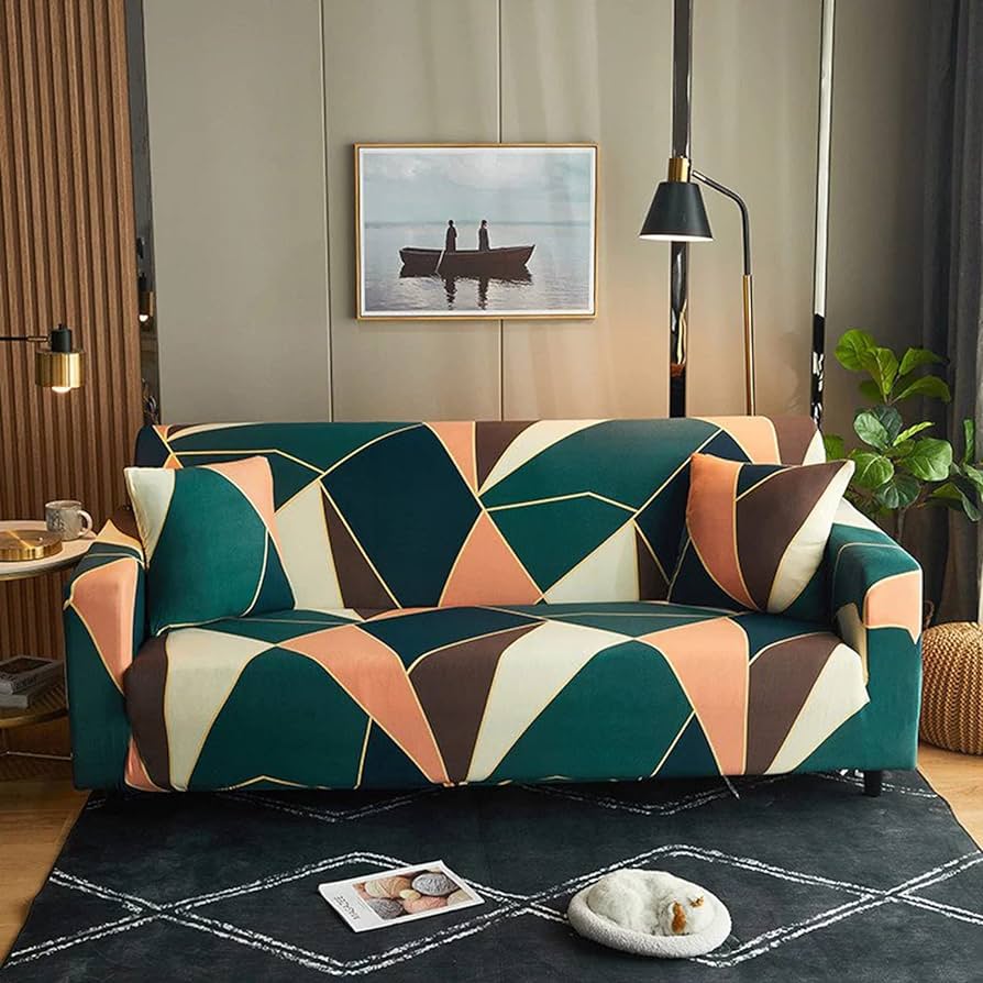 L Shape Multicolour Sofa Covers Premium Quiality Strechable Sofa Cover