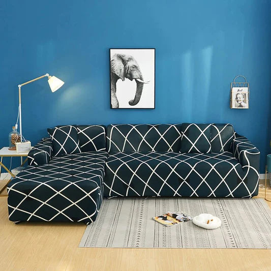 Quirky Hub L Shape Premium Extensible Sofa Set Cover 50% OFF