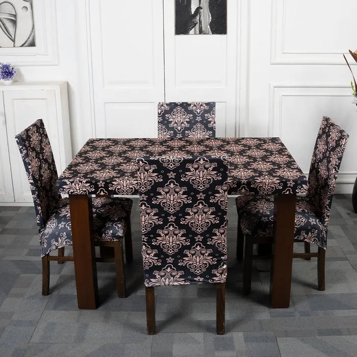 Quirky hub Exclusive Premium Chair Cover With Table Cover Combo