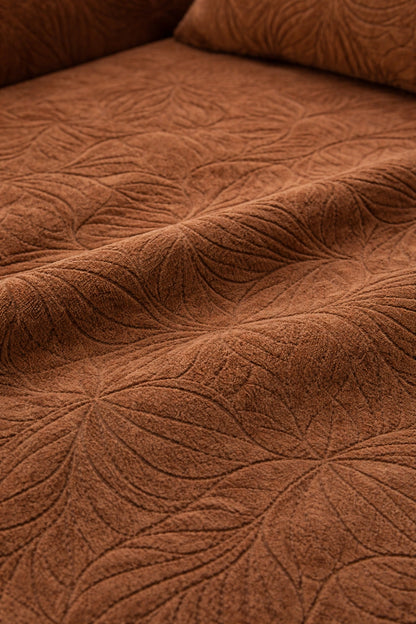 Premium Beige Frill  Sofa Cover – Stretchable, Washable & Elegant Sofa Protector