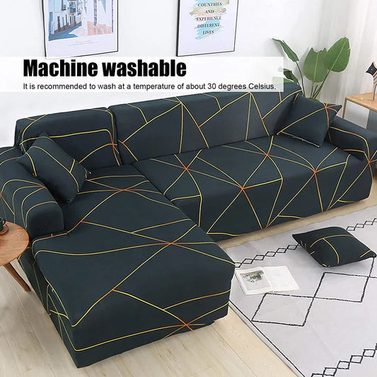 Quirky Hub L Shape Premium Extensible Sofa Set Cover 50% OFF