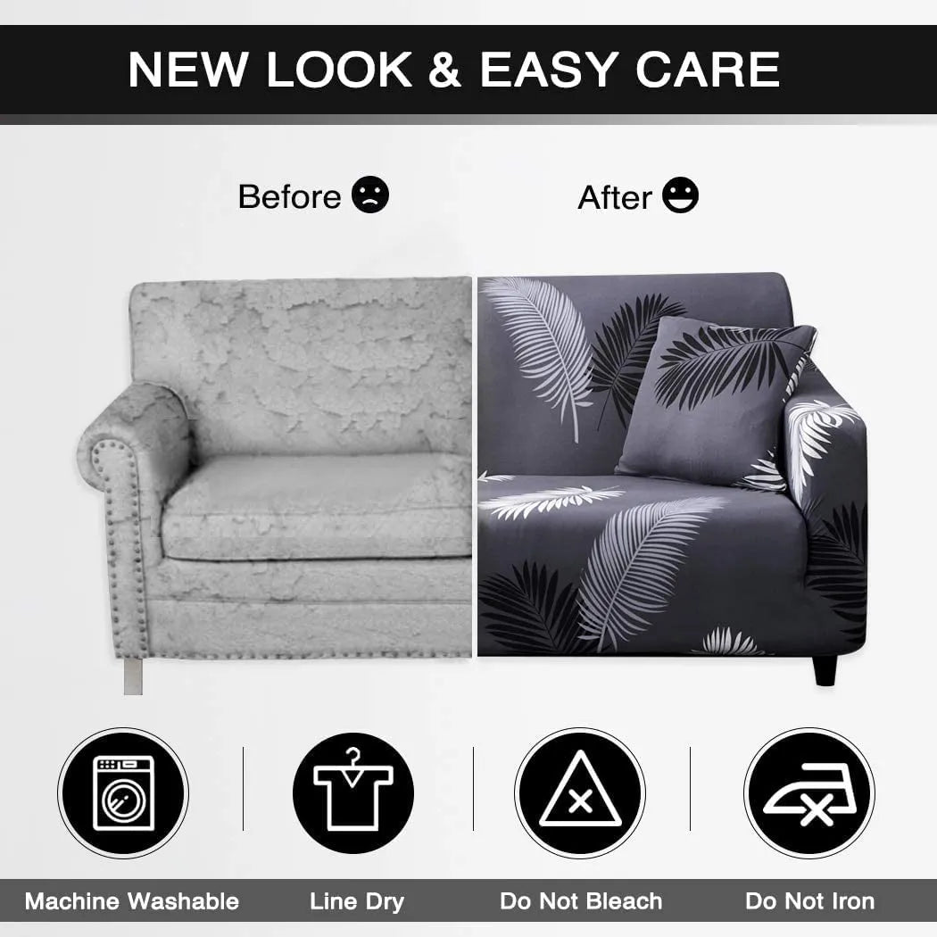 L Shape Premium Extensible Sofa Set Cover - Home Furnishing