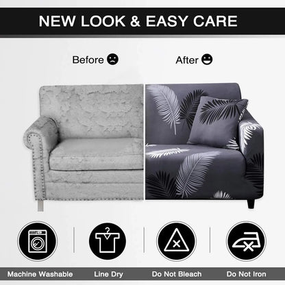 L Shape Premium Extensible Sofa Set Cover - Home Furnishing