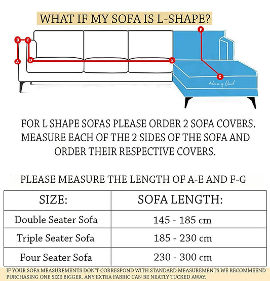 L Shape Sectional Couch Cover Grey Diamond - Fab Home Decor - Sofa Cover