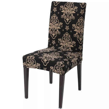 STRETCHABLE CHAIR COVERS, MEROON FLORAL - Fab Home Decor - Sofa Cover