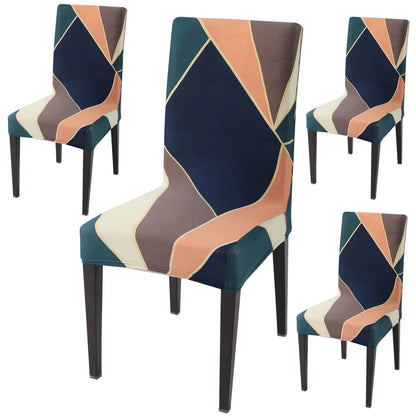 STRETCHABLE CHAIR COVERS, MULTI COLOR PRISM - Fab Home Decor - Sofa Cover